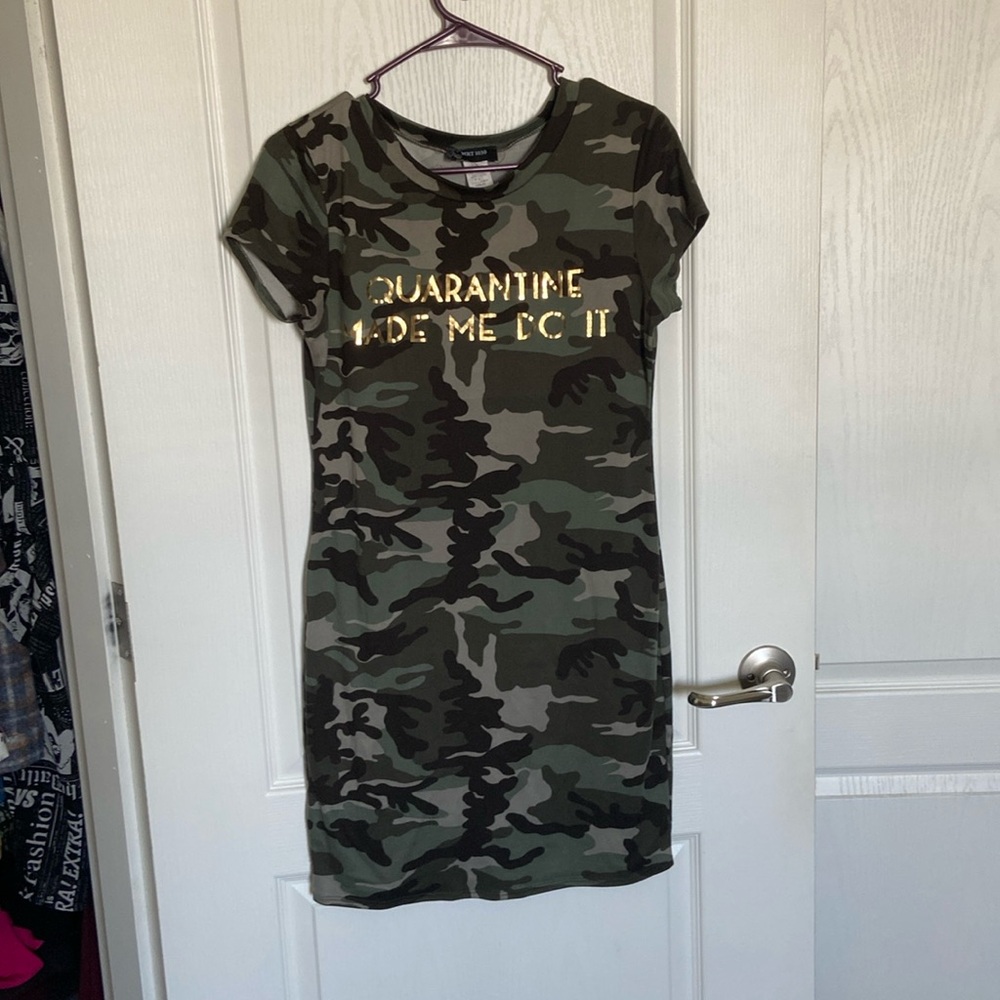 Dress | Camouflage Dress + Short Green Dress